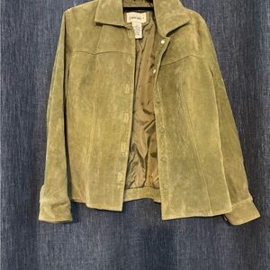 Cherokee Olive Leather Jacket
